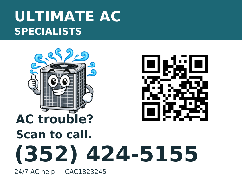 Scan-to-call sticker with a working phone QR code.